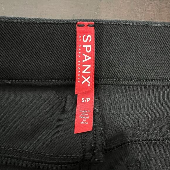 Spanx Jean-ish Cropped Ankle Leggings Pants Pull On Stretch 20114R Size Small - Picture 8 of 10